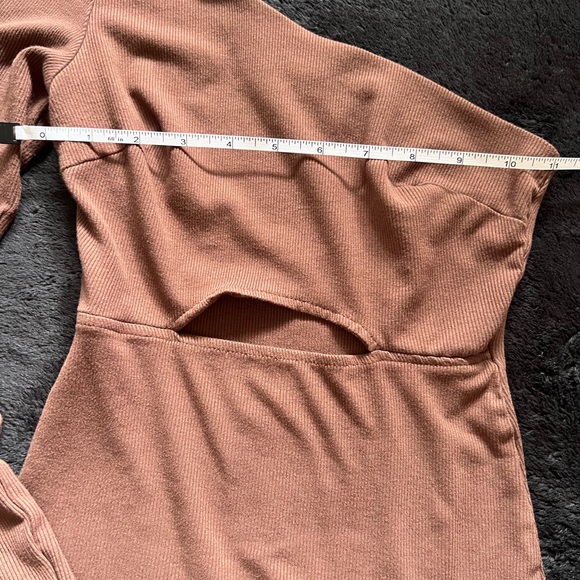 Princess Polly‎ Chocolate One-Shoulder Dress - Picture 7 of 9